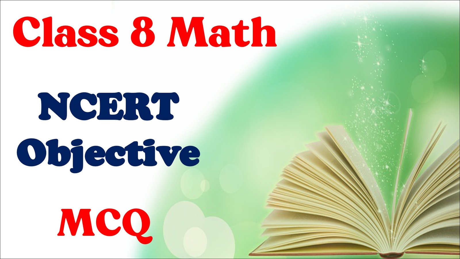 NCERT Class 8 Math MCQ